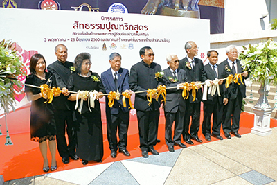 Проходящая в Таиланде выставка «Сутра Лотоса» вызвала широкий резонанс