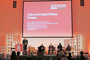 Религиозные сообщества объединились в борьбе за ядерное разоружение на Гражданском форуме ICAN и выпустили Совместное заявление